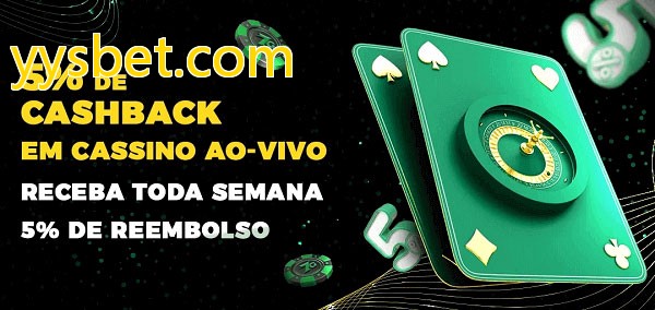 Promoções do cassino ao Vivo yysbet.com